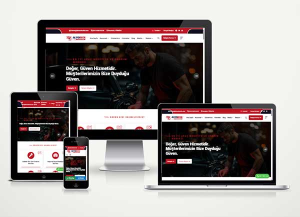 Garage Oto Servis Web Site Paketi